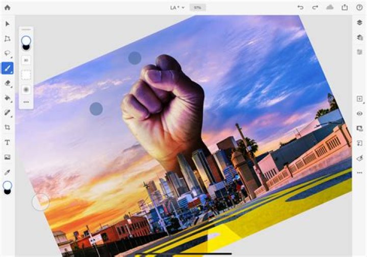 How do you rotate a brush in Photoshop 2020?
