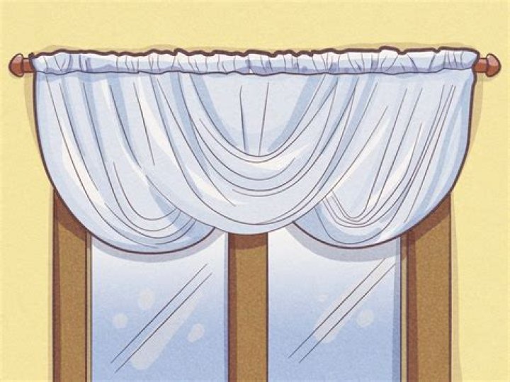How do you use a curtain swag holder?