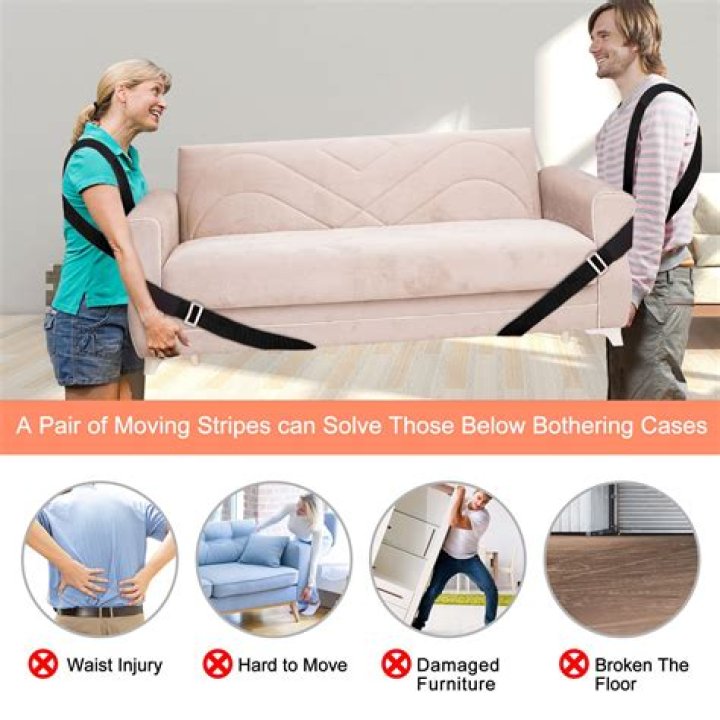 How do you use shoulder moving straps?