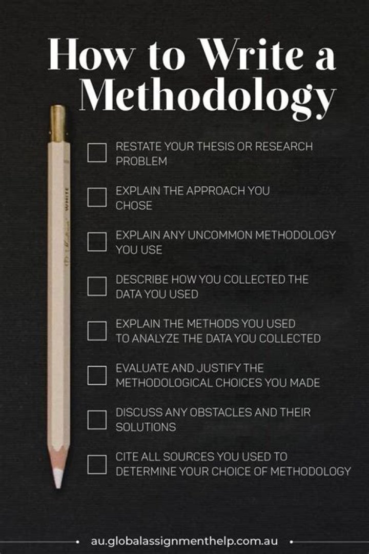 How do you write a methodology in APA format?