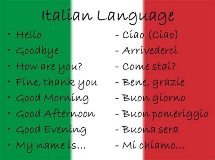 How do you write Italian?