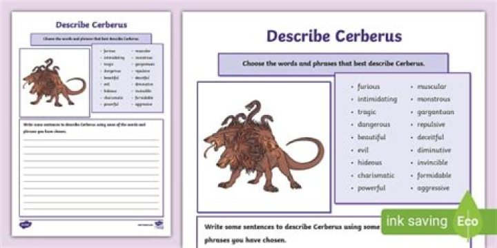 How does Dante describe Cerberus?