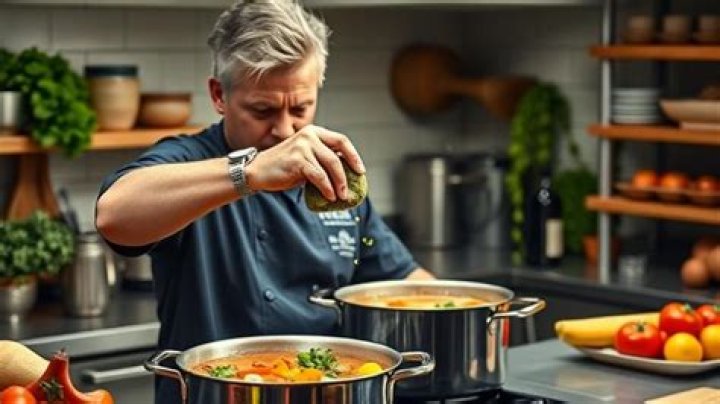 How does Gordon Ramsay make minestrone soup?