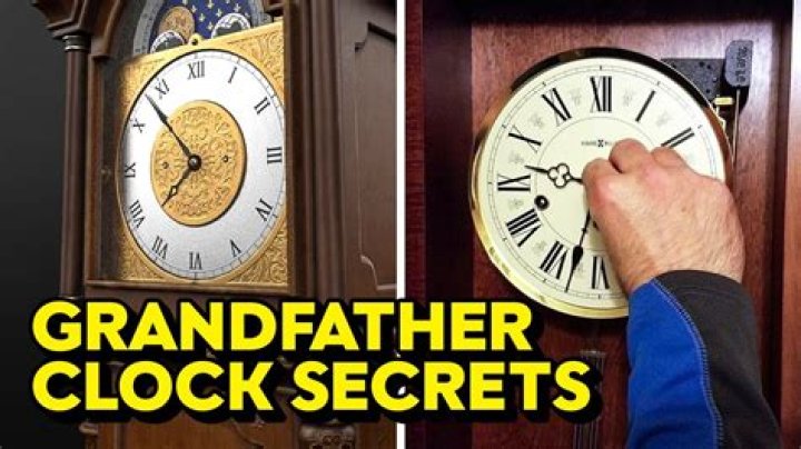 How does the moon dial on a grandfather clock work?