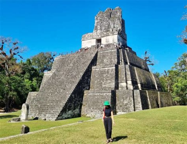 How far are the Mayan ruins from Guatemala City