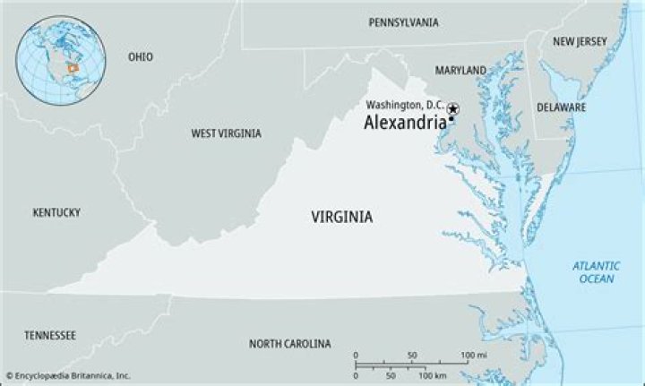 How far is Alexandria VA from DC