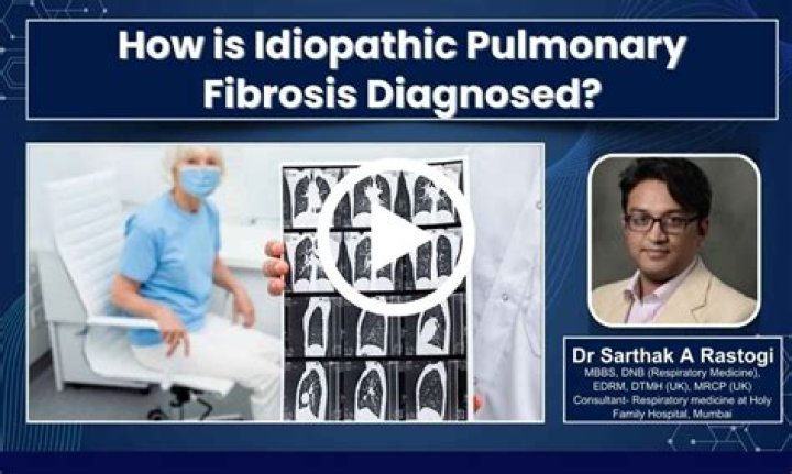 How is idiopathic pulmonary fibrosis diagnosed?