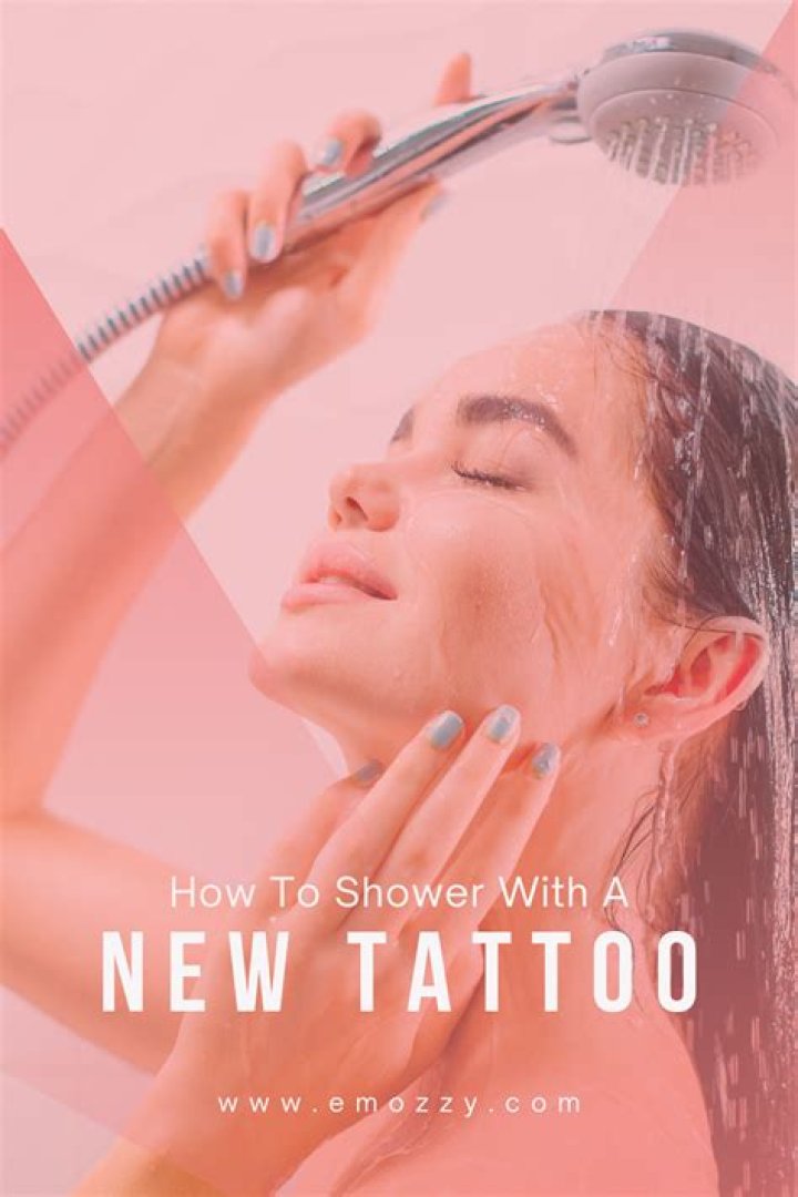 How long do you have to wait to shower after getting a tattoo?