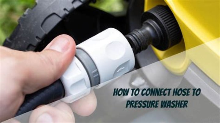 How long should a pressure washer hose be