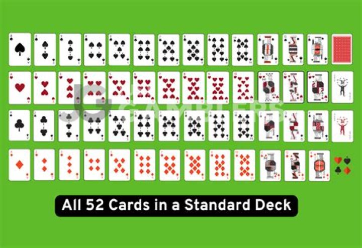 How many 5 cards are in a deck?