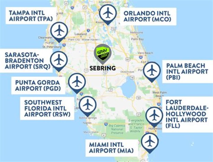 How many airports are in Miami?