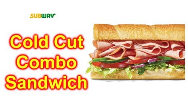 How many calories are in Subway Cold Cut Combo?