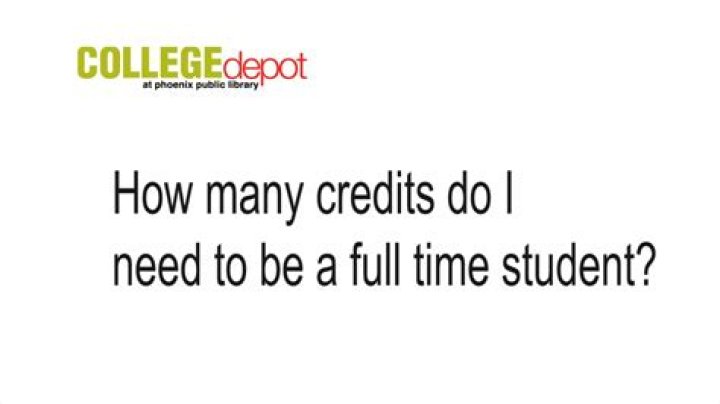 How many credits is a full time student at Sheridan College?