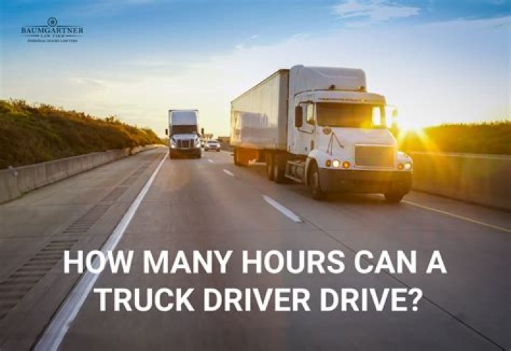How many hours can a truck driver drive a day?