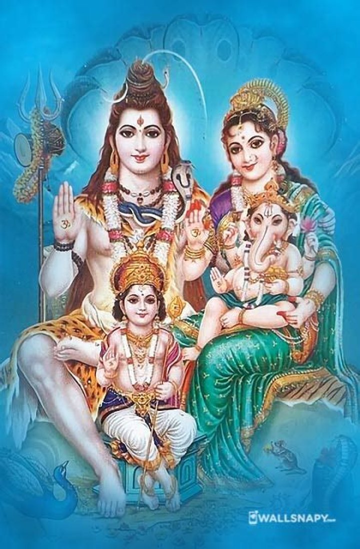 How many members are in the Lord Shiva family?