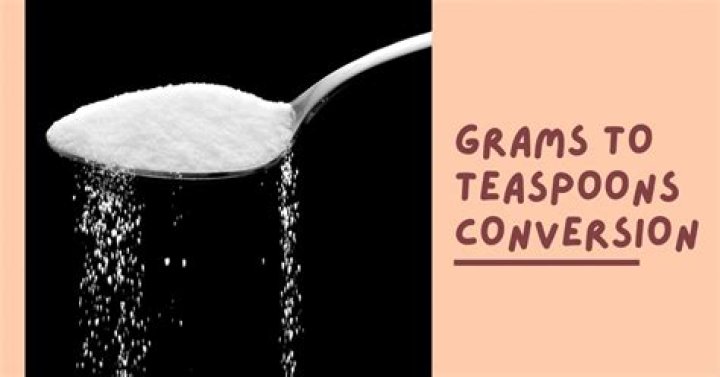How many teaspoons is 3 grams of cumin?