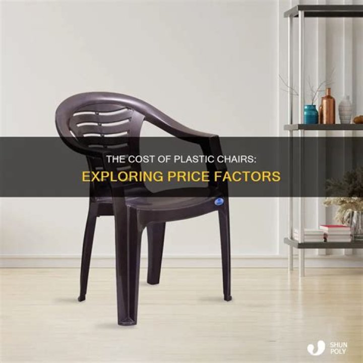 How much does a plastic chair cost?