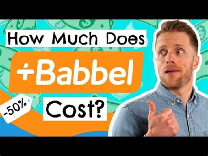 How much does Babbel com cost?
