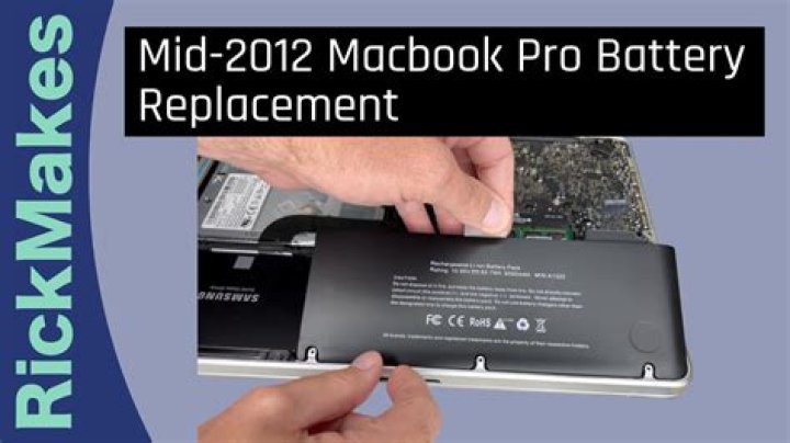 How much does it cost to replace a MacBook Pro mid 2012 battery?