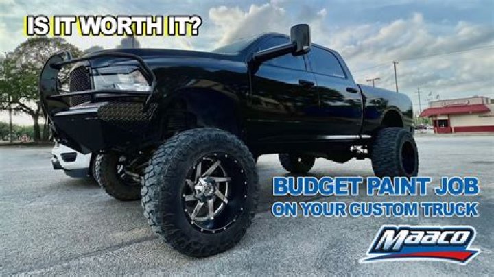 How much is a paint job for a Dodge Ram 1500?