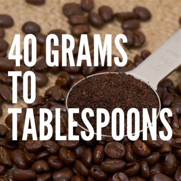 How much tablespoons is 40 grams?
