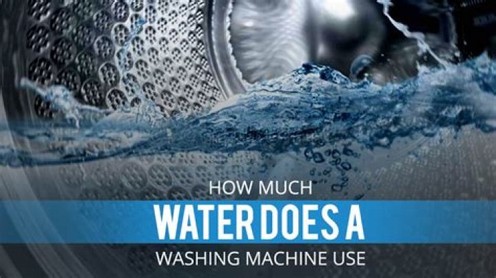 How much water does a washing machine use per wash