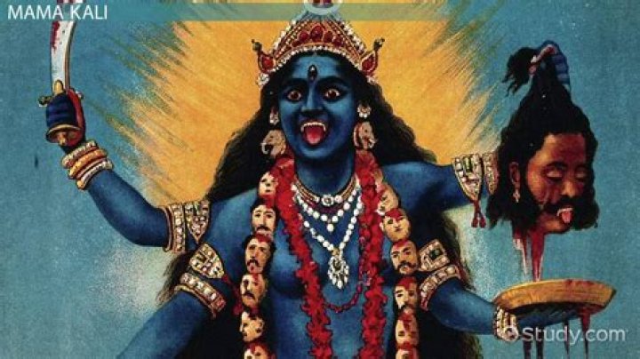 How was the goddess Kali created?