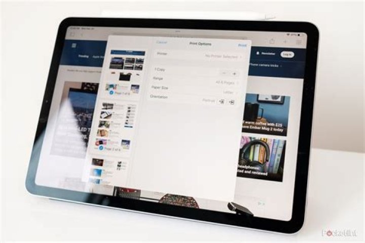 Is it possible to print from an iPad?