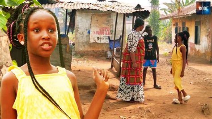 Is the girl in the village blind