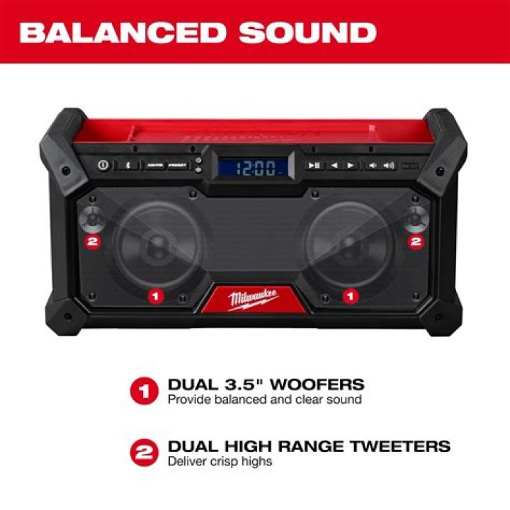 Is the Milwaukee M18 radio Bluetooth?