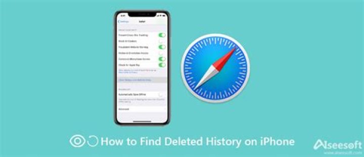 Is there a way to recover deleted history on iPhone?