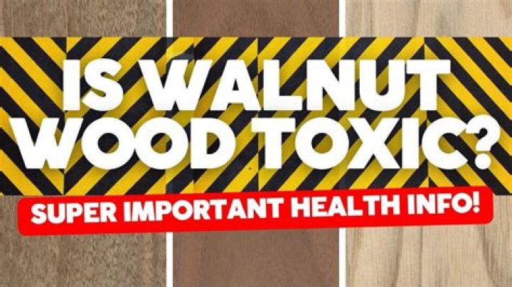 Is walnut wood toxic