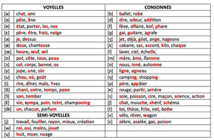 Quelles sont les 26 lettres de lalphabet français