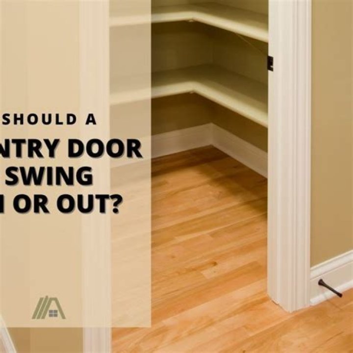 Should a pantry door swing in or out