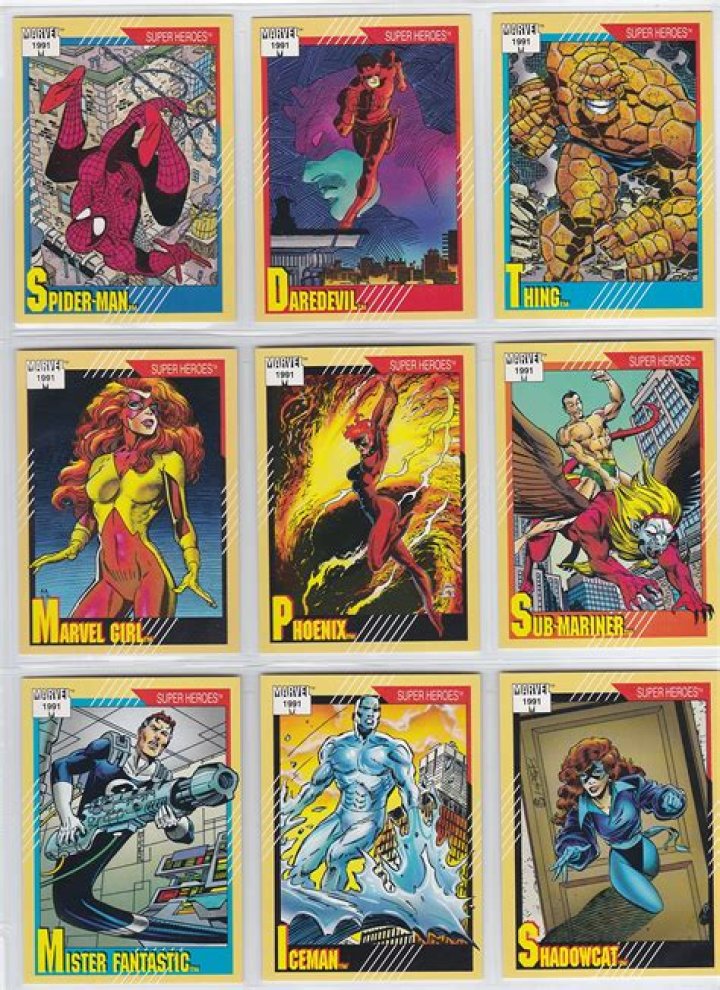What are 1992 Marvel cards worth?