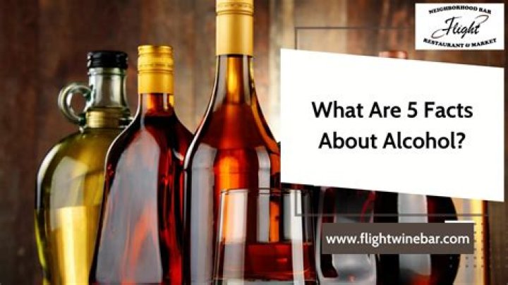 What are 5 facts about alcohol?