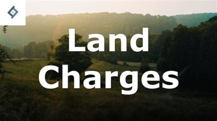What are local land charges?