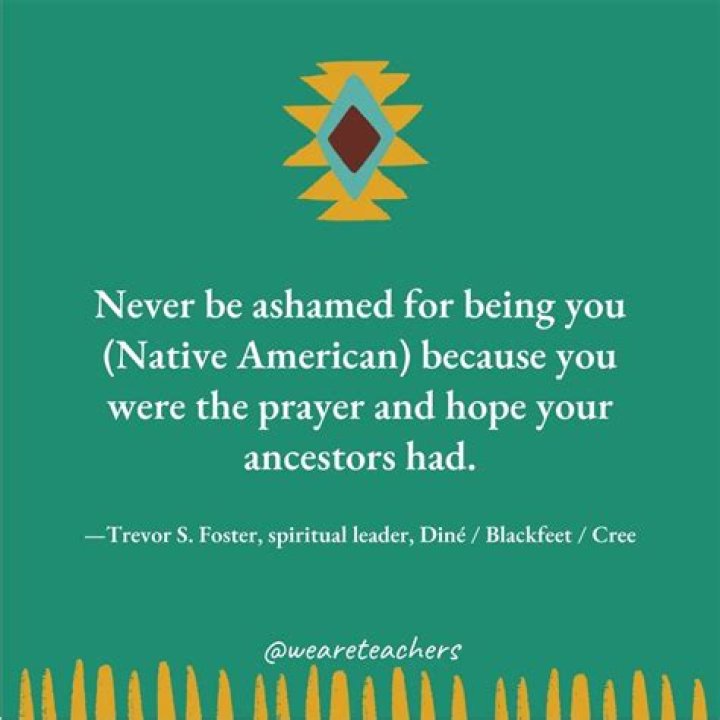 What are some Native American sayings?