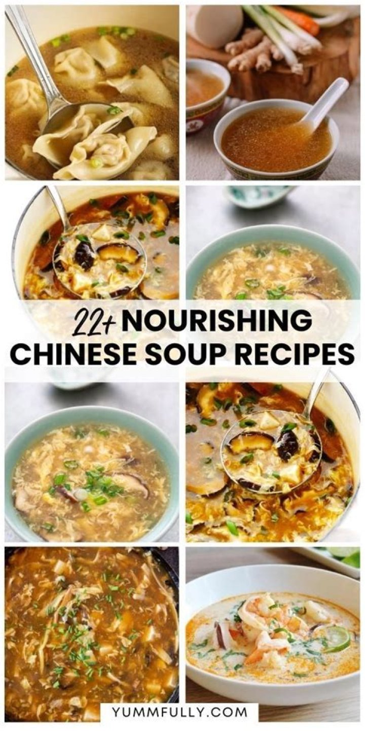 What are some popular Chinese soups?
