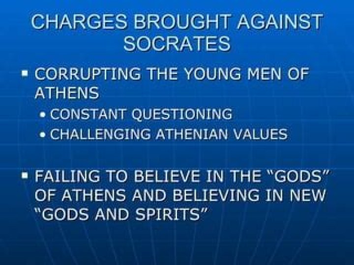 What are the 3 older charges brought against Socrates?