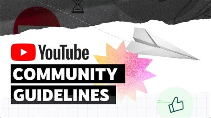 What are the Community guidelines on YouTube?