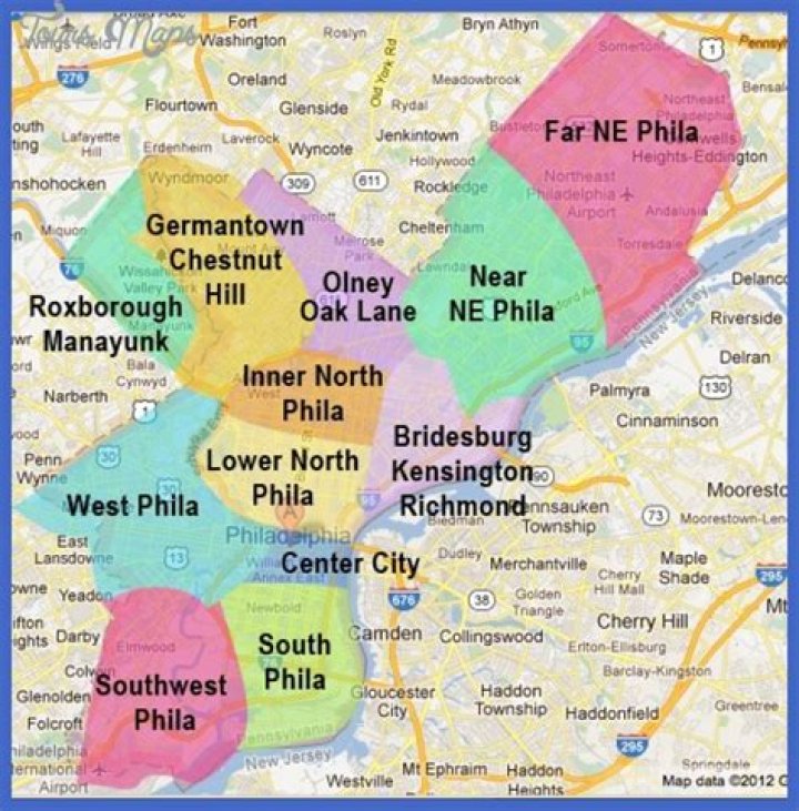 What are the Districts of Philadelphia?