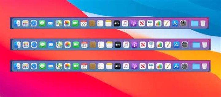 What are the icons at the top of my Mac?
