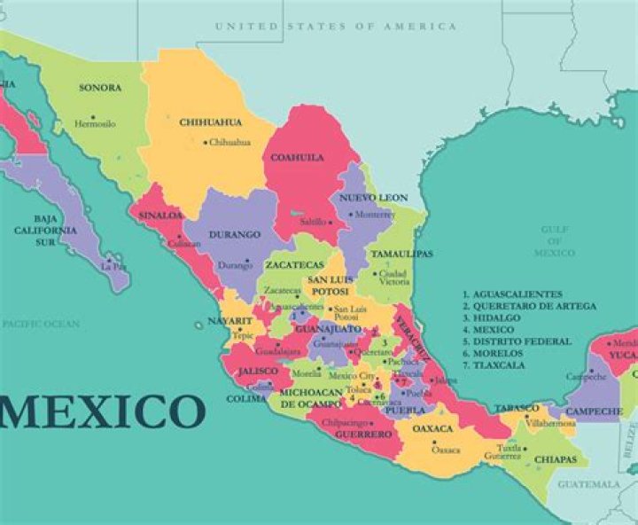 What are the states called in Mexico