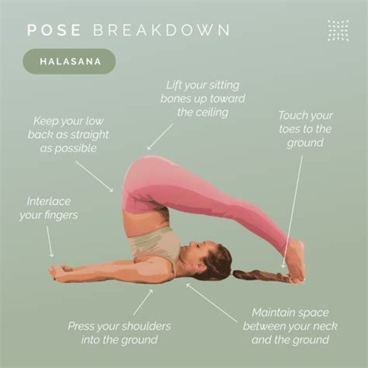 What are the steps of Halasana?