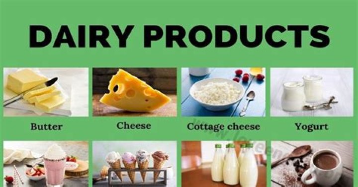 What are the top 10 dairy products?
