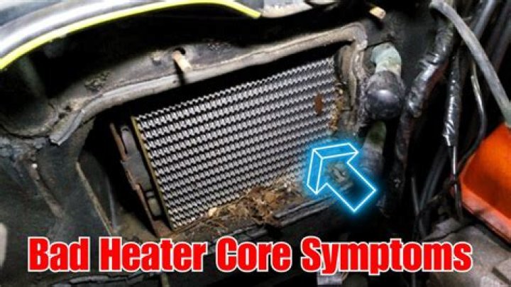 What are two signs that the heater core has failed?