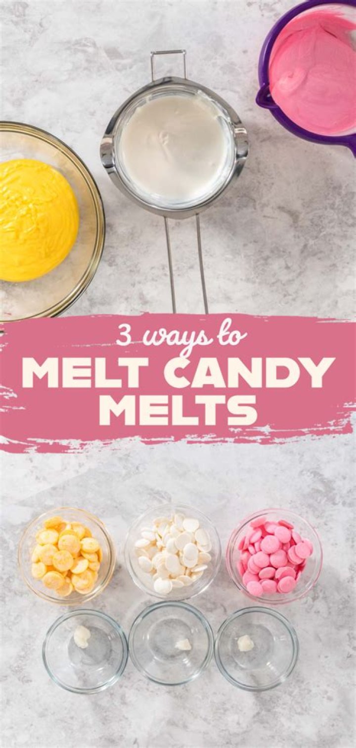 What can be a substitute for candy melts?