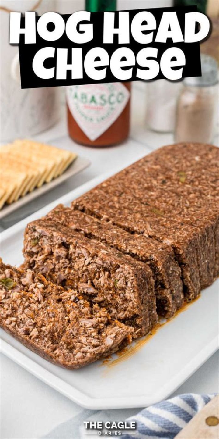 What can I do with hog head cheese?