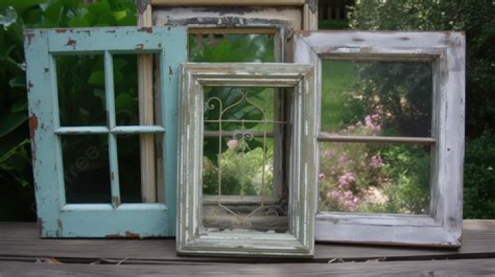 What can I do with old window frames?